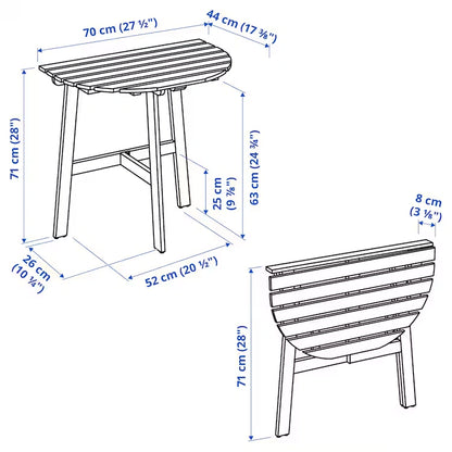 Wall Table - Style 1